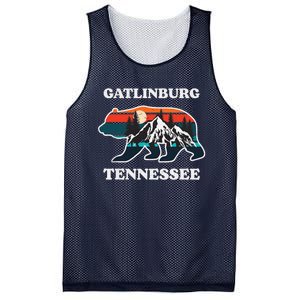 Gatlinburg Tennessee Great Smoky Mountains Bear Souvenir Mesh Reversible Basketball Jersey Tank