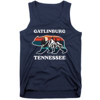 Gatlinburg Tennessee Great Smoky Mountains Bear Souvenir Tank Top