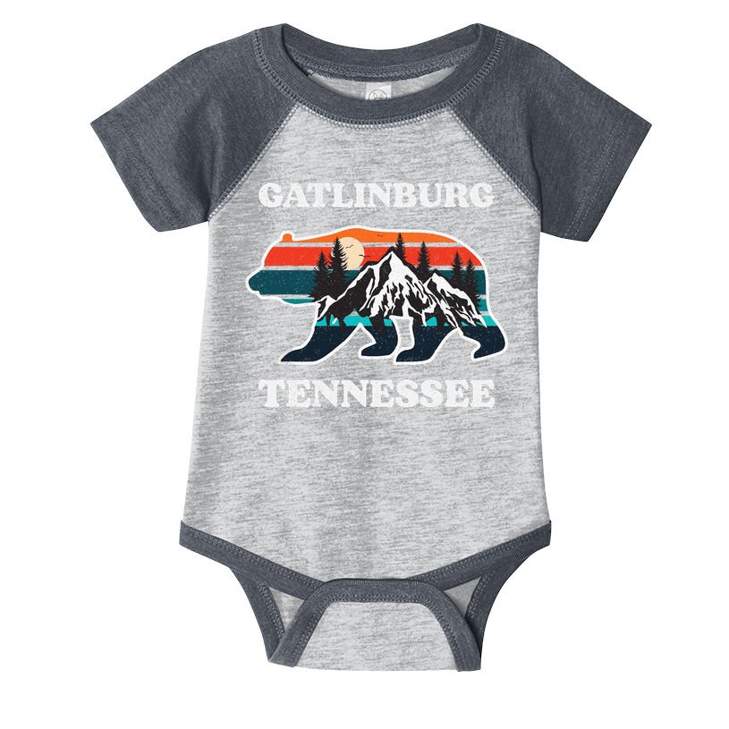 Gatlinburg Tennessee Great Smoky Mountains Bear Souvenir Infant Baby Jersey Bodysuit