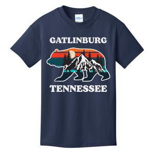 Gatlinburg Tennessee Great Smoky Mountains Bear Souvenir Kids T-Shirt