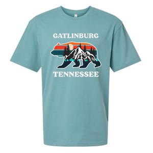 Gatlinburg Tennessee Great Smoky Mountains Bear Souvenir Sueded Cloud Jersey T-Shirt