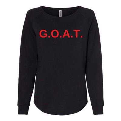 GOAT Tees Womens California Wash Sweatshirt