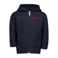 GOAT Tees Toddler Zip Fleece Hoodie