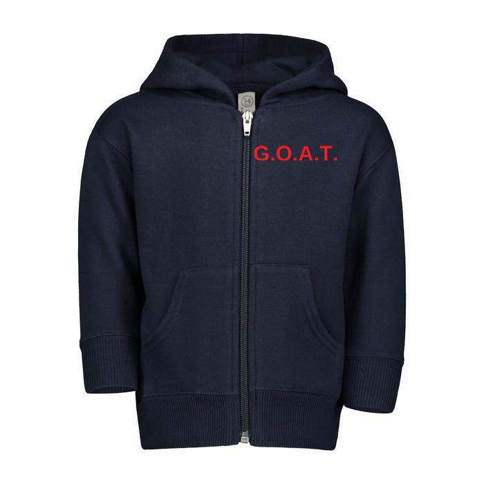 GOAT Tees Toddler Zip Fleece Hoodie