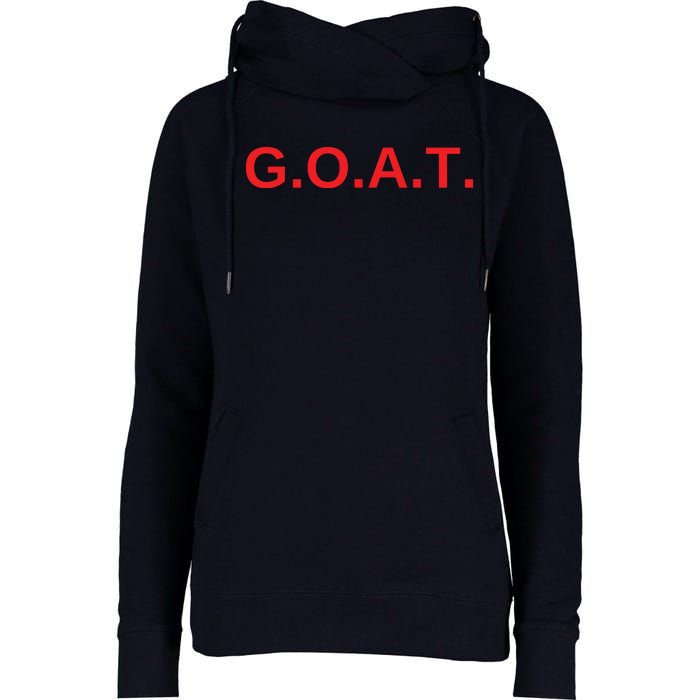 GOAT Tees Womens Funnel Neck Pullover Hood