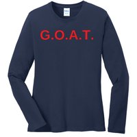 GOAT Tees Ladies Long Sleeve Shirt