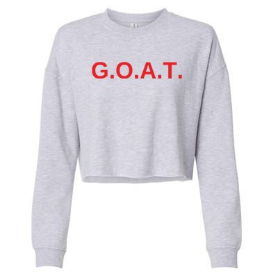 GOAT Tees Cropped Pullover Crew