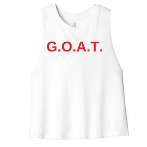 GOAT Tees Women's Racerback Cropped Tank