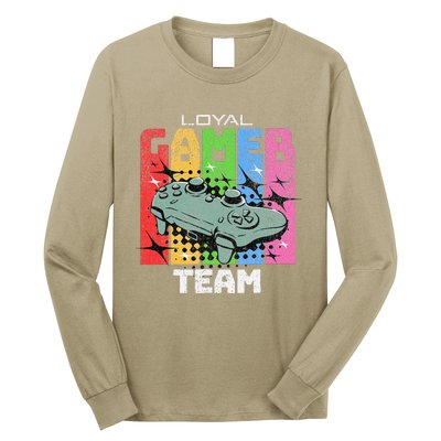 Gaming Team Gamer Crew Tournament Lan Party Gamer Long Sleeve Shirt