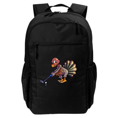 Golfing Turkey Golf Club Funny Thanksgiving Backpack