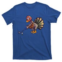 Golfing Turkey Golf Club Funny Thanksgiving T-Shirt