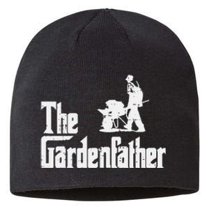 Gardening The Gardenfather Movie Pun Fathers Day Sustainable Beanie