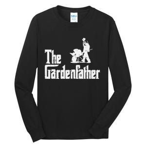 Gardening The Gardenfather Movie Pun Fathers Day Tall Long Sleeve T-Shirt