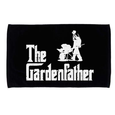 Gardening The Gardenfather Movie Pun Fathers Day Microfiber Hand Towel