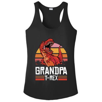 Grandpa Tcute Giftrex With A Dinosaur Cute Gift Ladies PosiCharge Competitor Racerback Tank
