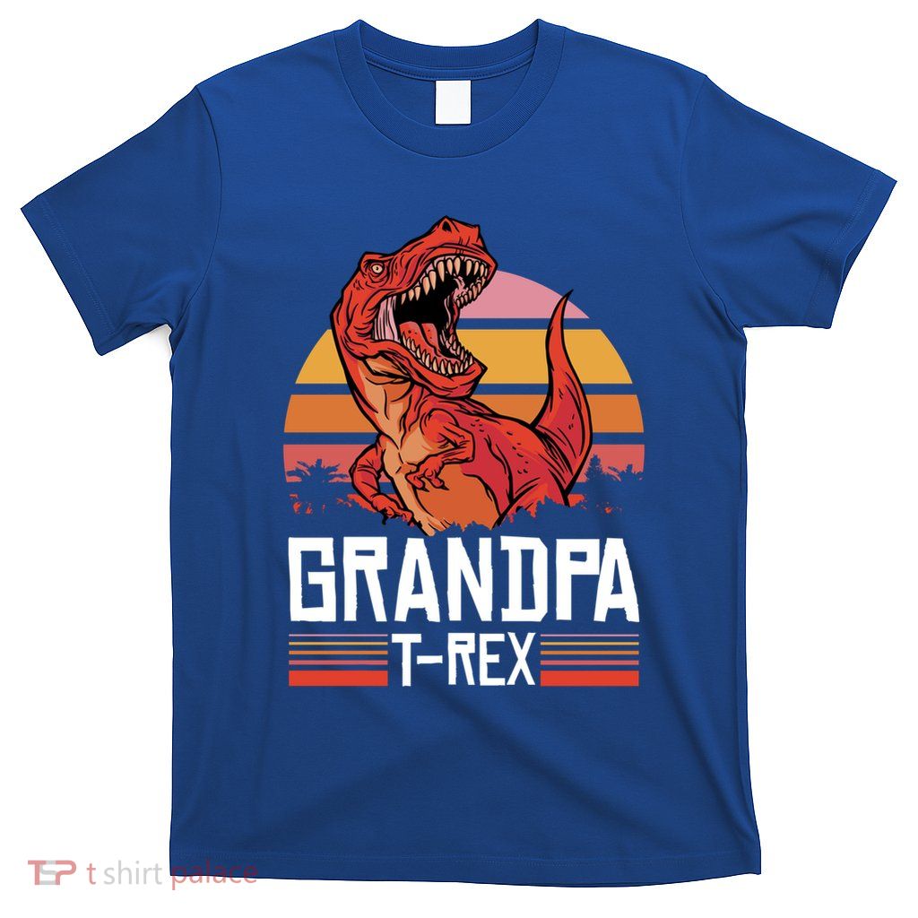 Grandpa Tcute Giftrex With A Dinosaur Cute Gift T-Shirt