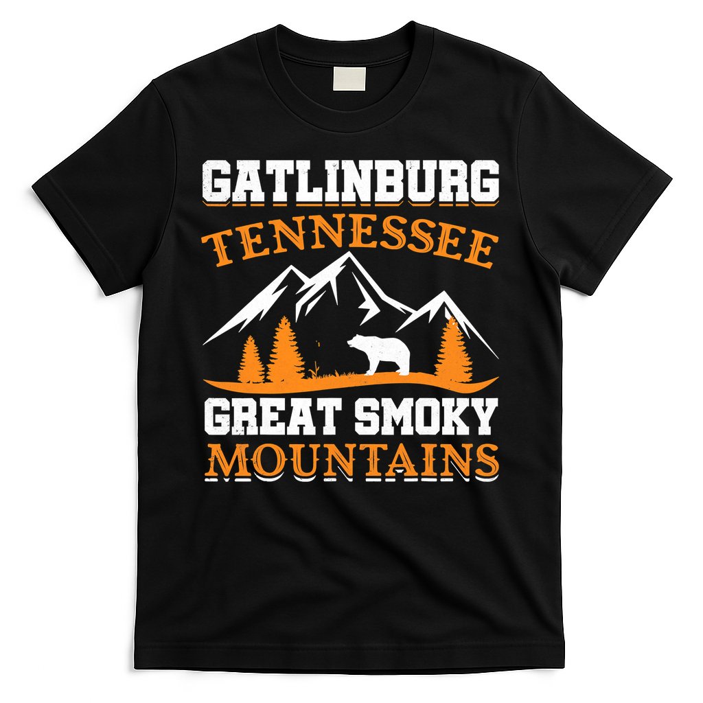 Gatlinburg Tennessee Great Smoky Mountains Souvenirs Bear T-Shirt