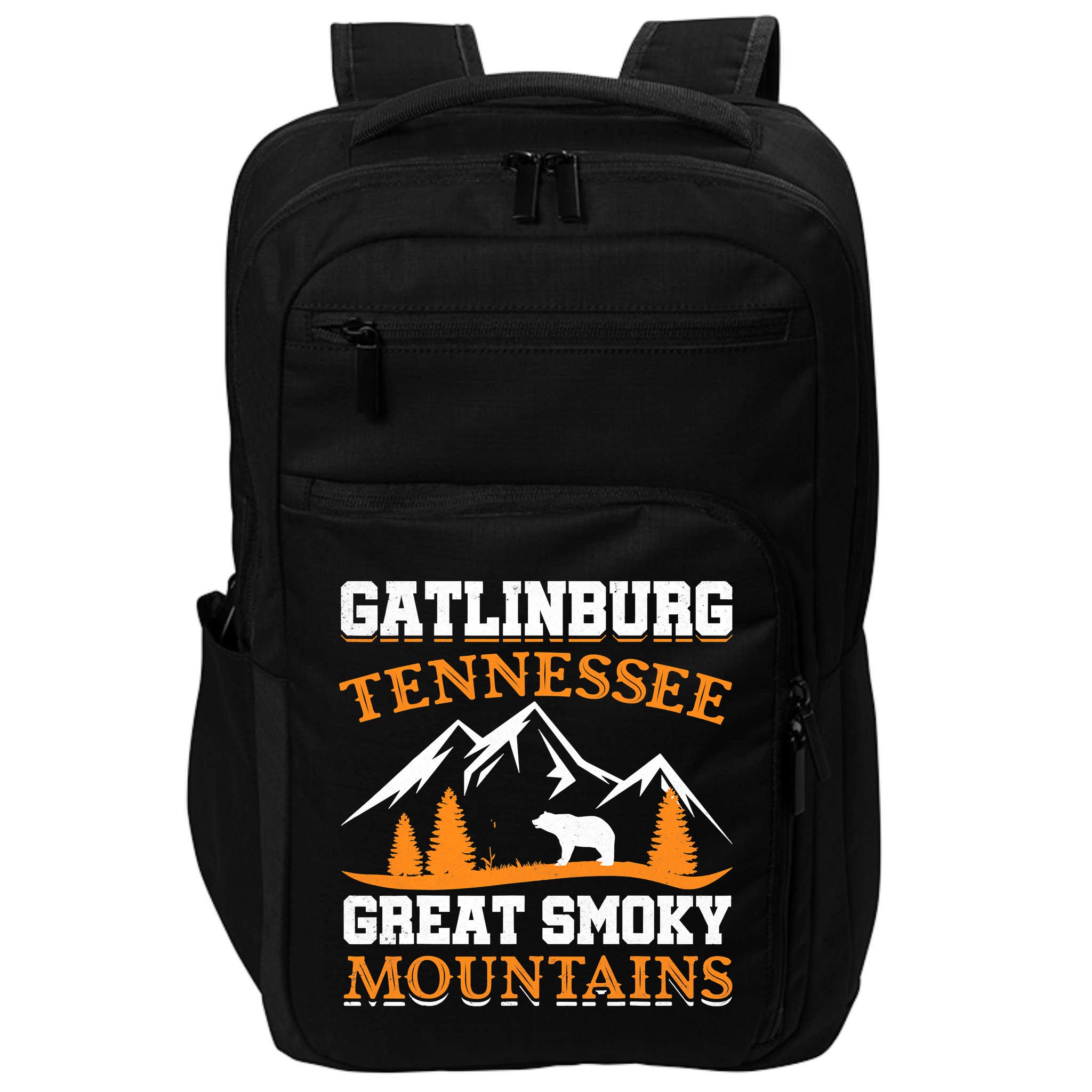 Gatlinburg Tennessee Great Smoky Mountains Souvenirs Bear Impact Tech Backpack