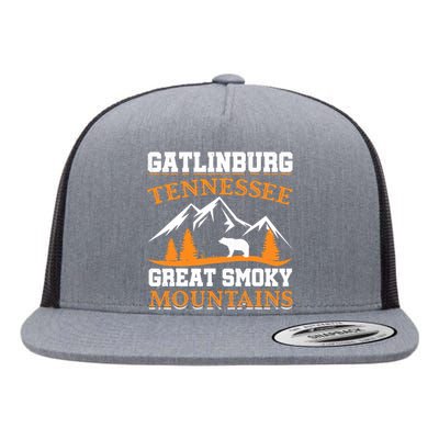 Gatlinburg Tennessee Great Smoky Mountains Souvenirs Bear Flat Bill Trucker Hat