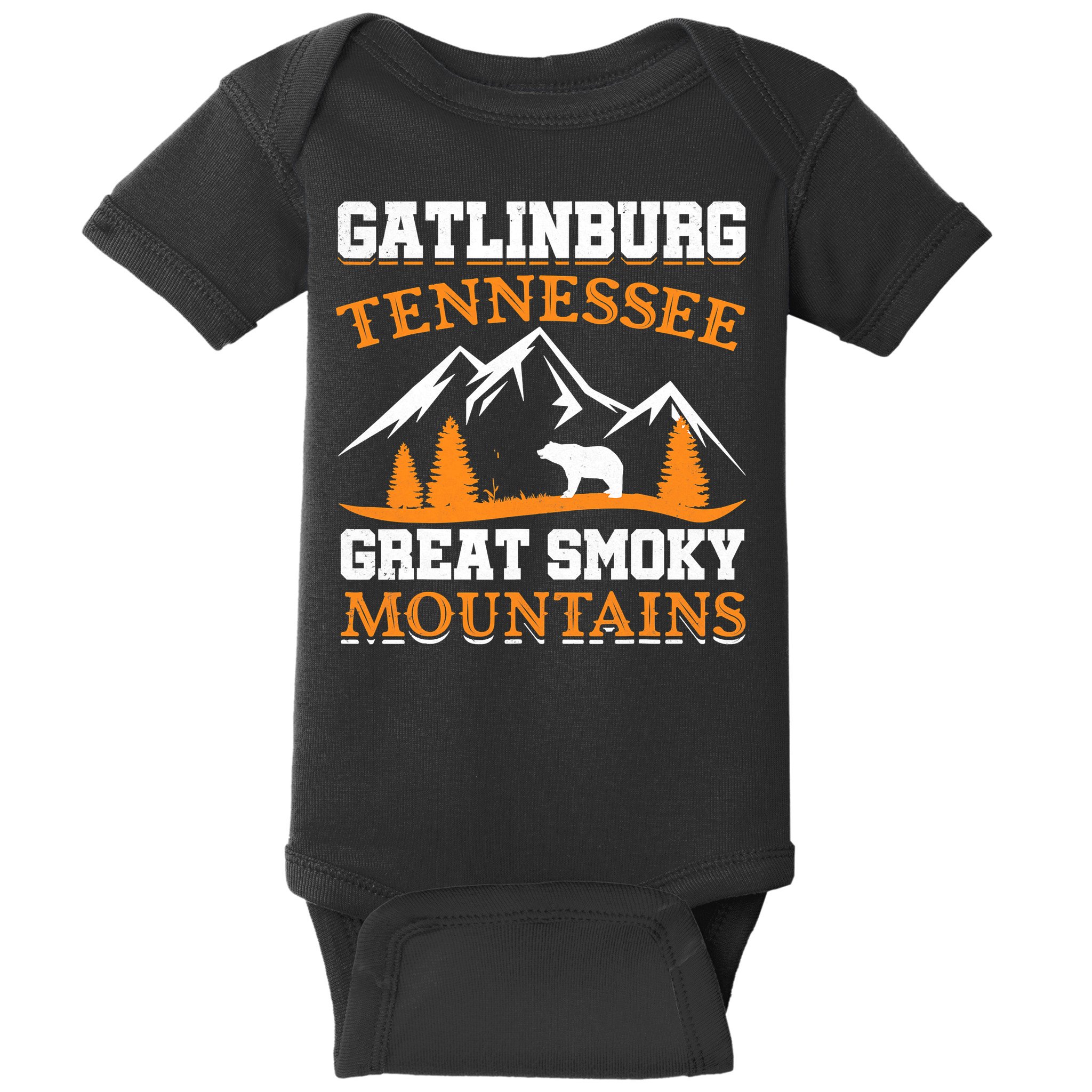 Gatlinburg Tennessee Great Smoky Mountains Souvenirs Bear Baby Bodysuit