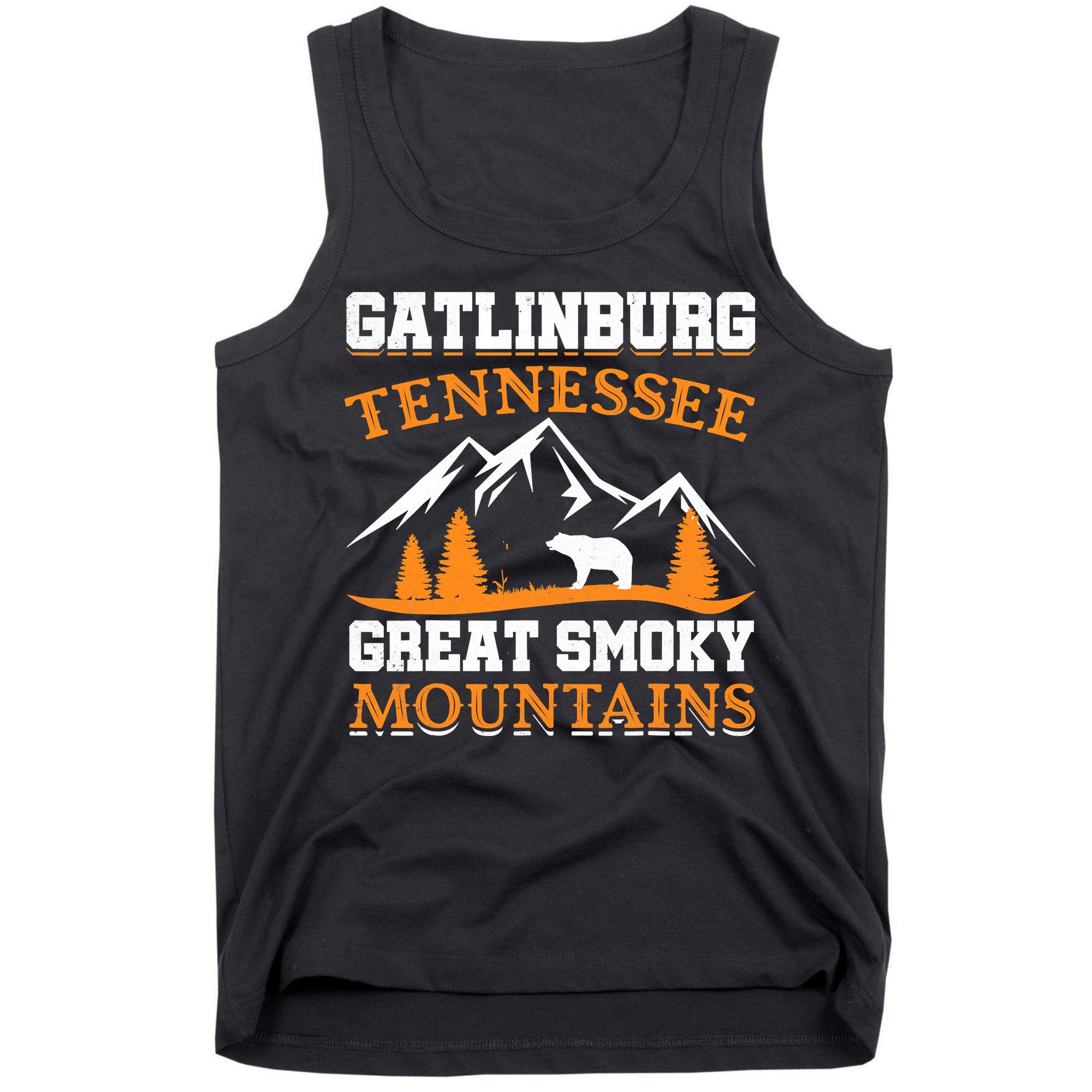 Gatlinburg Tennessee Great Smoky Mountains Souvenirs Bear Tank Top