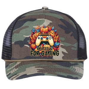 Gaming Thanksgiving Gift Retro Rope Trucker Hat Cap