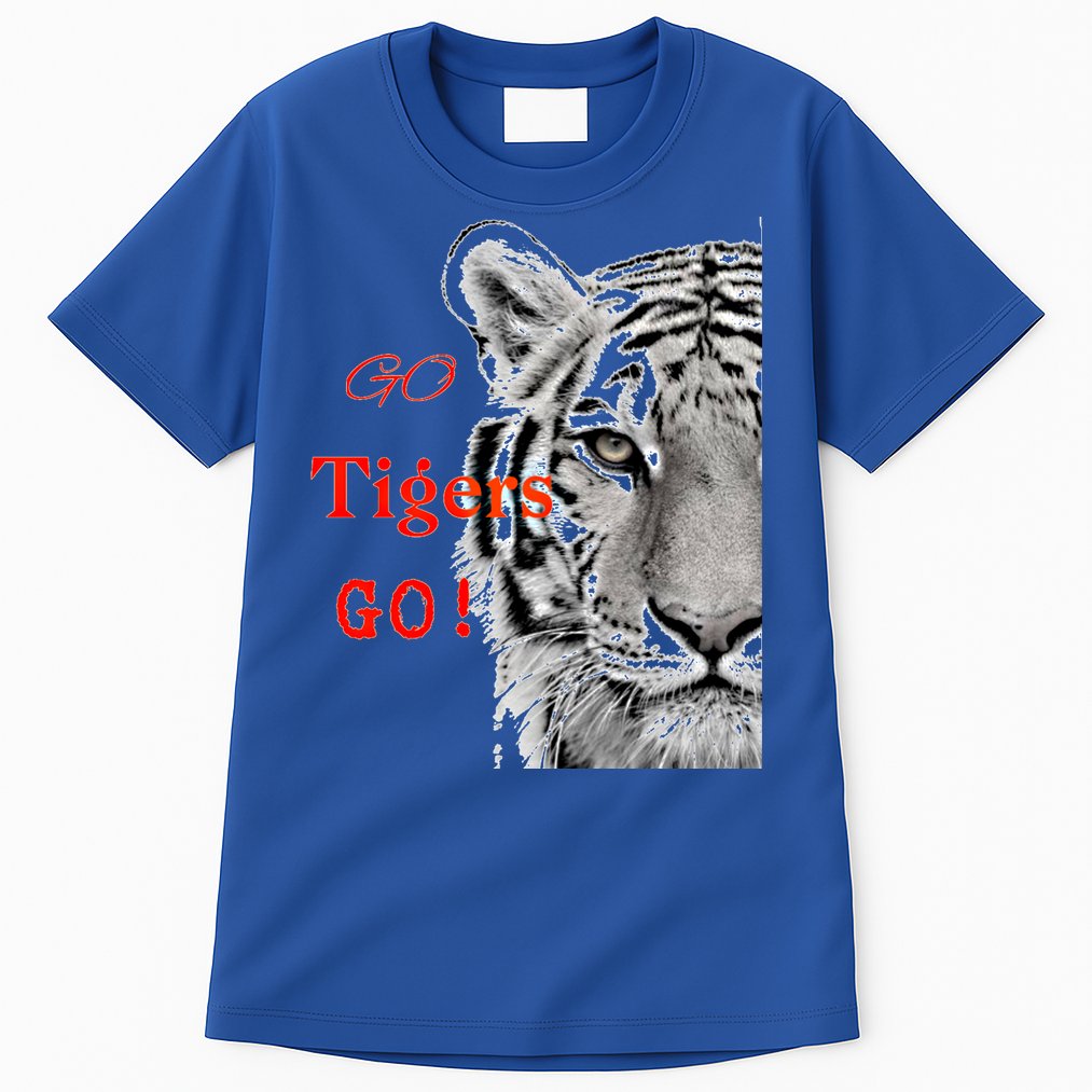 Go Tigers Go Sports Football Baseball Basketball Tigers Great Gift Tall T-Shirt