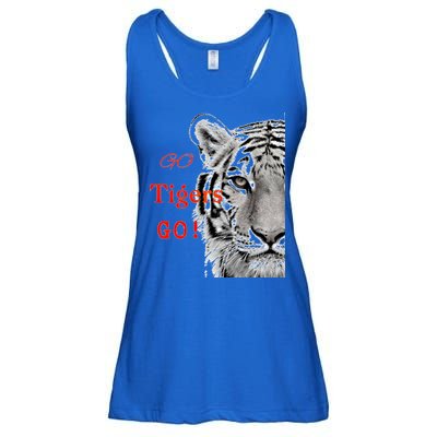 Go Tigers Go Sports Football Baseball Basketball Tigers Great Gift Ladies Essential Flowy Tank