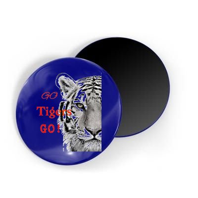 Go Tigers Go Sports Football Baseball Basketball Tigers Great Gift Magnet