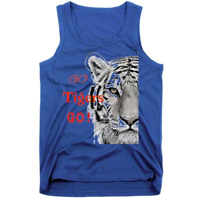 Go Tigers Go Sports Football Baseball Basketball Tigers Great Gift Tank Top