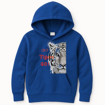 Go Tigers Go Sports Football Baseball Basketball Tigers Great Gift Kids Hoodie