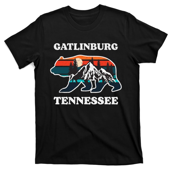 Gatlinburg Tennessee Great Smoky Mountains Bear Souvenir T-Shirt