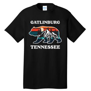 Gatlinburg Tennessee Great Smoky Mountains Bear Souvenir Tall T-Shirt