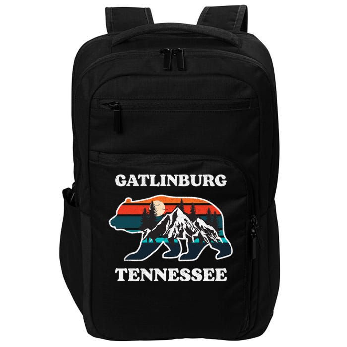 Gatlinburg Tennessee Great Smoky Mountains Bear Souvenir Impact Tech Backpack