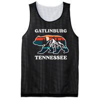 Gatlinburg Tennessee Great Smoky Mountains Bear Souvenir Mesh Reversible Basketball Jersey Tank