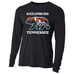 Gatlinburg Tennessee Great Smoky Mountains Bear Souvenir Cooling Performance Long Sleeve Crew