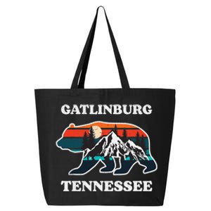 Gatlinburg Tennessee Great Smoky Mountains Bear Souvenir 25L Jumbo Tote