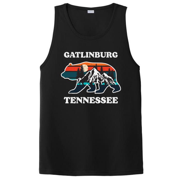 Gatlinburg Tennessee Great Smoky Mountains Bear Souvenir PosiCharge Competitor Tank