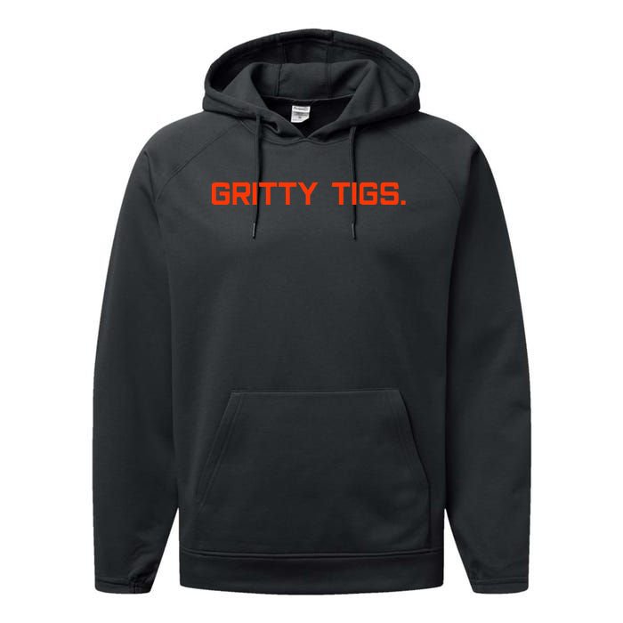 Gritty Tigs Performance Fleece Hoodie