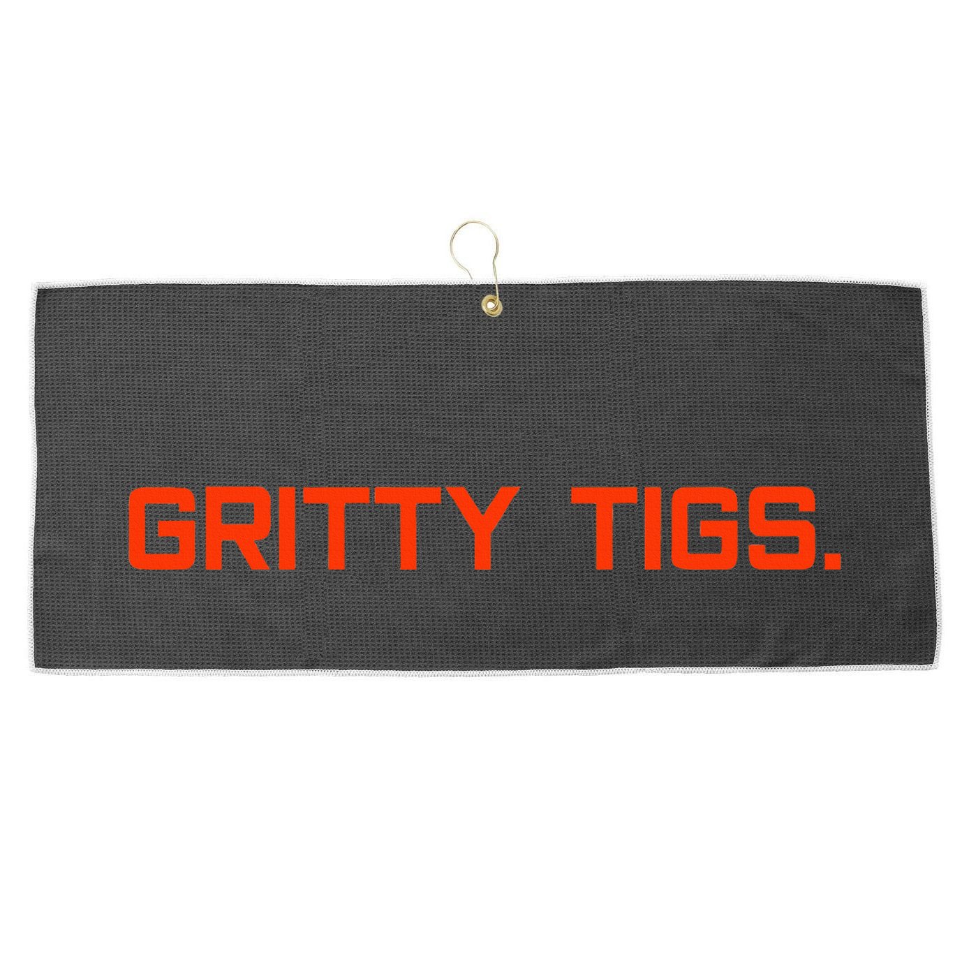 Gritty Tigs Large Microfiber Waffle Golf Towel
