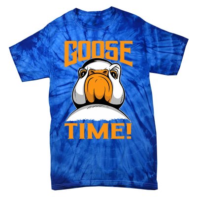 Goose Time Great Goose Design Goslings Tie-Dye T-Shirt