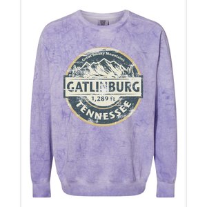 Gatlinburg Tennessee Colorblast Crewneck Sweatshirt