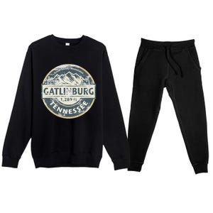 Gatlinburg Tennessee Premium Crewneck Sweatsuit Set