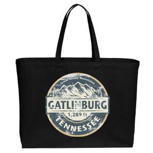 Gatlinburg Tennessee Cotton Canvas Jumbo Tote