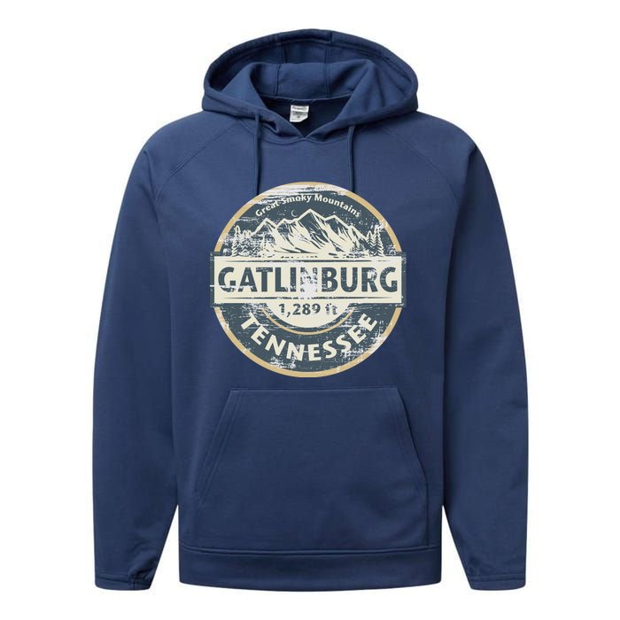 Gatlinburg Tennessee Performance Fleece Hoodie