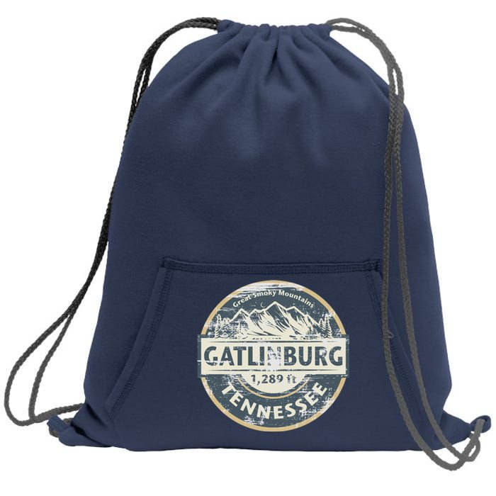 Gatlinburg Tennessee Sweatshirt Cinch Pack Bag