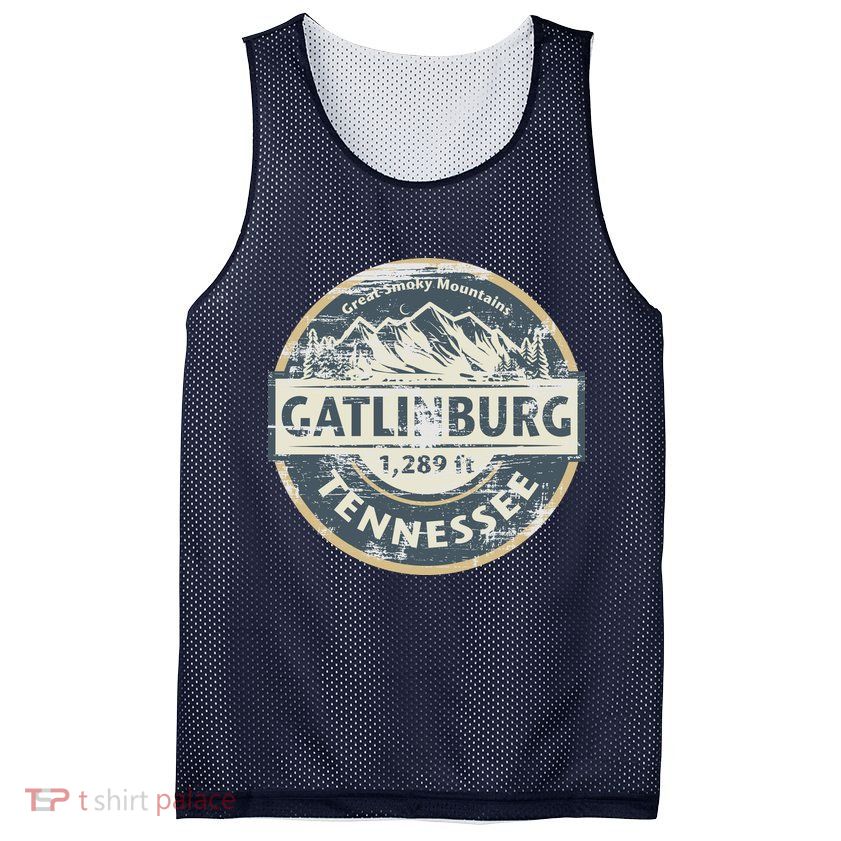 Gatlinburg Tennessee Mesh Reversible Basketball Jersey Tank