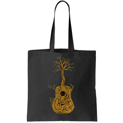 Guitar Tree Tote Bag