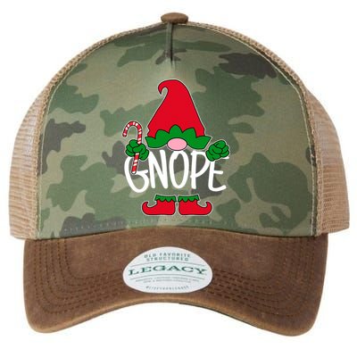 Gnope Tomte Garden Gnome Scandinavian Sweden Nope Not Today Christmas Xmas Legacy Tie Dye Trucker Hat