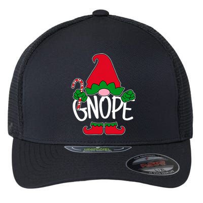 Gnope Tomte Garden Gnome Scandinavian Sweden Nope Not Today Christmas Xmas Flexfit Unipanel Trucker Cap